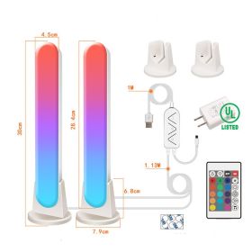 LED Computer Phantom Desktop WIFI Atmosphere Light (Option: White Bluetooth two pack-10W US)