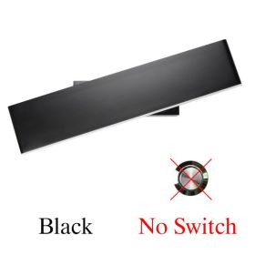 Bedside wall lamp modern led cross lamp (Option: Black-Warm white)