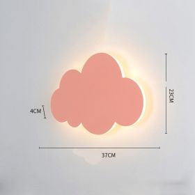 Children's Bedroom Lights Are Modern And Simple And Warm (Option: Pink-Whitelight)