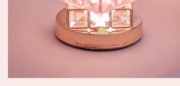 Rubik's Cube Crystal Lamp Bedroom Creative Decorative Atmosphere Home Decor (Option: Charging Three Colors-usb)