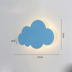 Children's Bedroom Lights Are Modern And Simple And Warm (Option: Blue-Warm light)