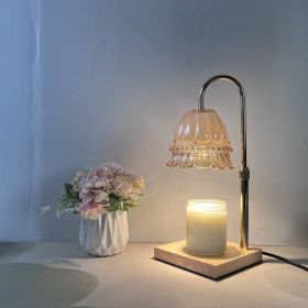 Adjustable Aromatherapy Wax Lamp Bedroom (Option: UK 220V Timing Dimming-Lily Lifting Two Bulbs)