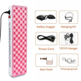 Red Light Remote LED Physiotherapy Lamp (Option: Pink-EU)