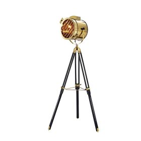 Living Room Hotel Studio Tripod Floor Lamp (Option: Gold-Lampstand-EU)